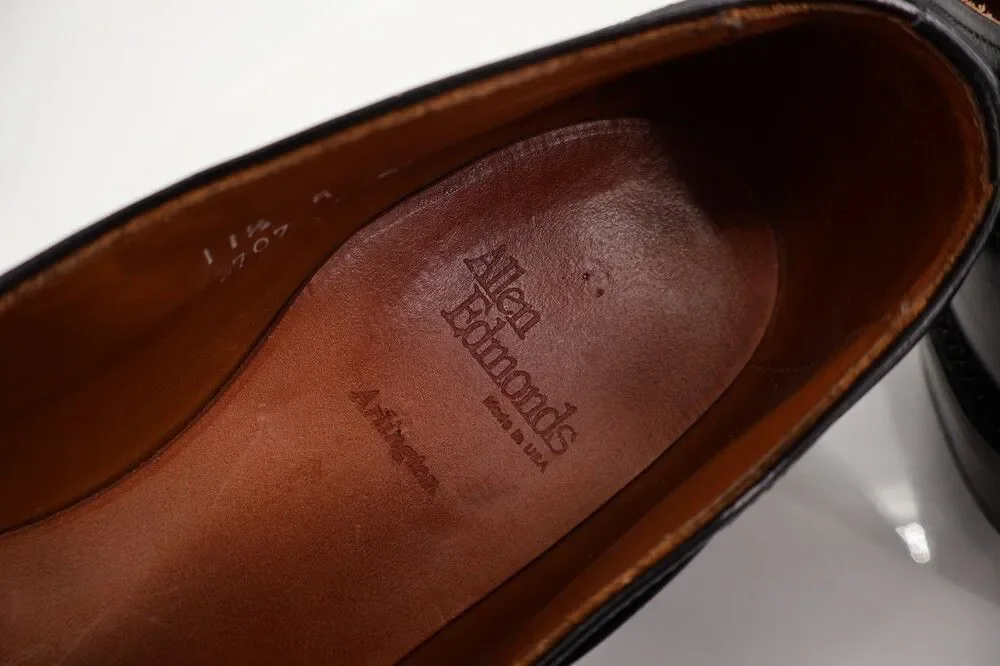 Allen Edmonds Arlington Kiltie Loafer Men's Size 11.5 A Black Leather Tassel Moc